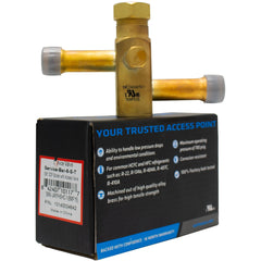 SANHUA SANHUA SERVICE-BAR-5-S-T Service Valve 5/8 in ODF