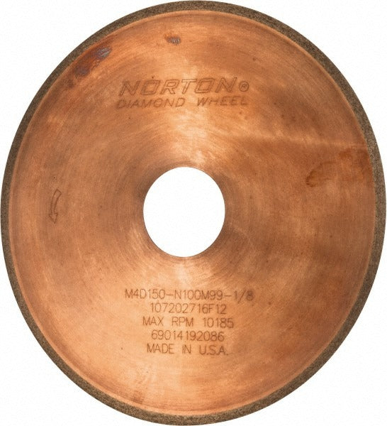 NORTON Norton 69014192086 Diamond Grinding Wheel 6 in 150 Grit