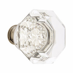 EMTEK Emtek 86028US14 Old Town Clear Cabinet Knob Polished Nickel