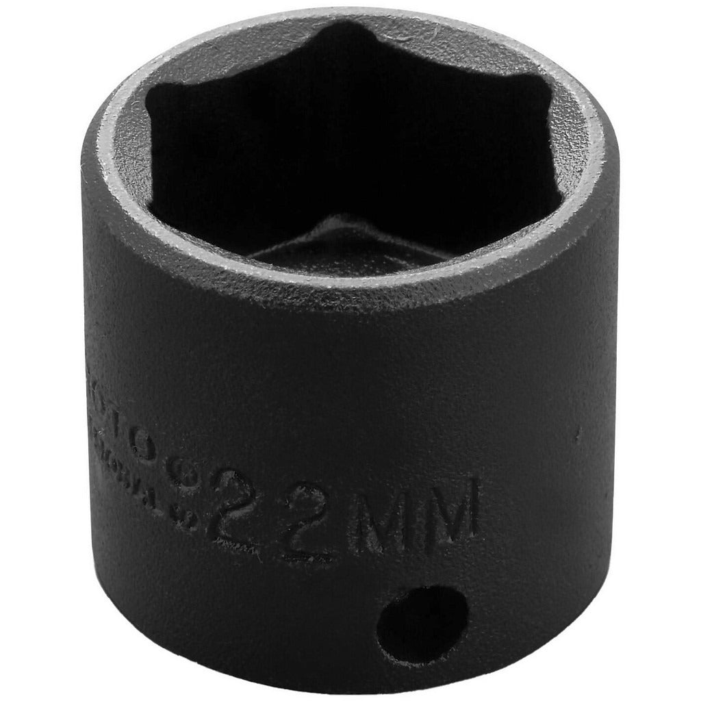 PROTO Proto J7222M Impact Socket 3/8 in Drive 22mm 6-point