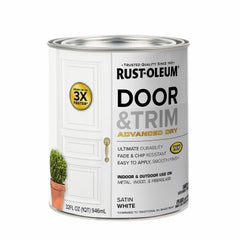 RUST-OLEUM Rust-oleum 369384 Door and Trim Paint White Quart