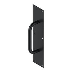 DELTANA Deltana PPH4016U19 Pull Plate with Handle 4x16 Black