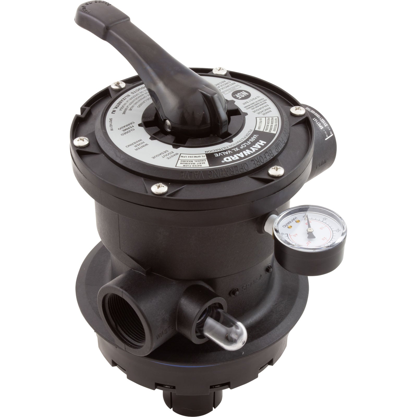 HAYWARD Hayward SP0714T Vari-Flo Top Mount Multiport Valve