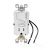 LEVITON Leviton GFSW1-KW GFCI/Switch Combo 125 VAC 15 A 1800 W