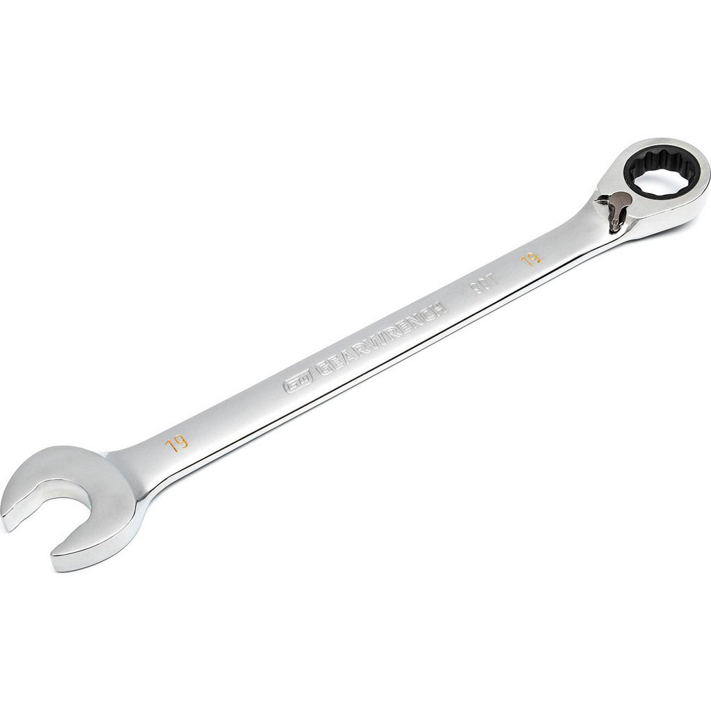 GEARWRENCH Gearwrench 86619 Ratcheting Combination Wrench 19 Mm