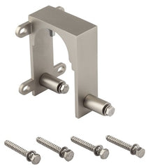 NATIONAL HARDWARE National Mfg N187-102 Sliding Door Bypass Bracket Satin Nickel