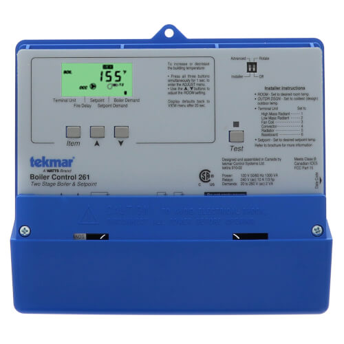 TEKMAR Tekmar 261 Boiler Control 2 Stage Boiler and Setpoint