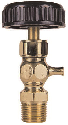 APOLLO VALVES Apollo Valves 26-105-28 1/2 Inch Compression Gauge Cock Polished Brass