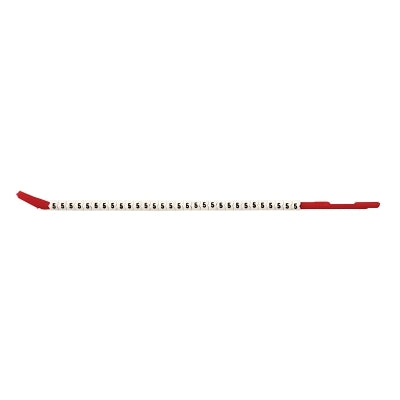 BRADY Brady SCN10-5 Clip Sleeve Wire Marker Black on White 10 Packs 300 Sleeves