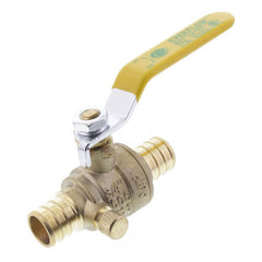 EVERFLOW EVERFLOW 405P034-NL 3/4 inches PEX Full Port Ball Valve with Drain Lead Free