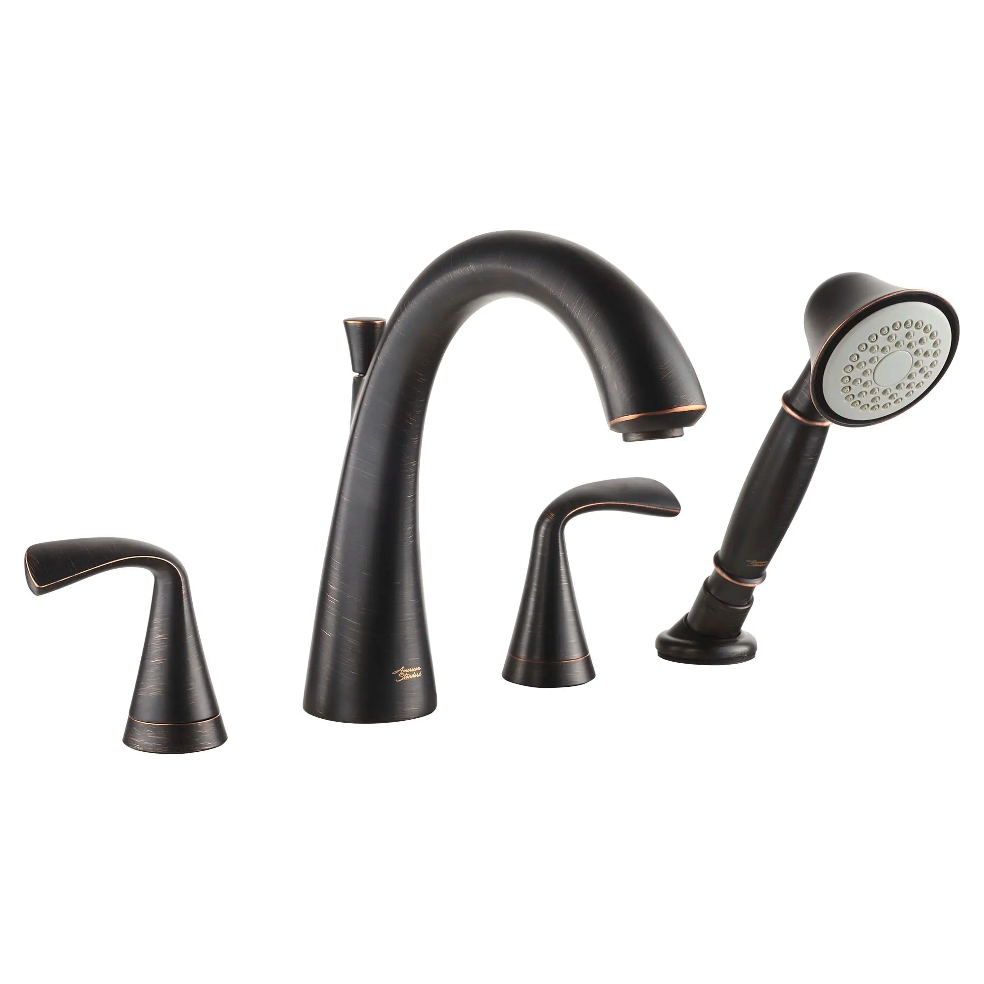 AMERICAN STANDARD American T186901.278 Fluent Two-Handle Roman Tub Faucet with Hand Shower
