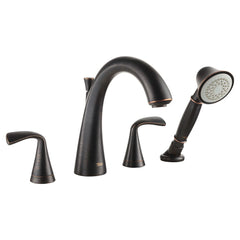 AMERICAN STANDARD American T186901.278 Fluent Two-Handle Roman Tub Faucet with Hand Shower