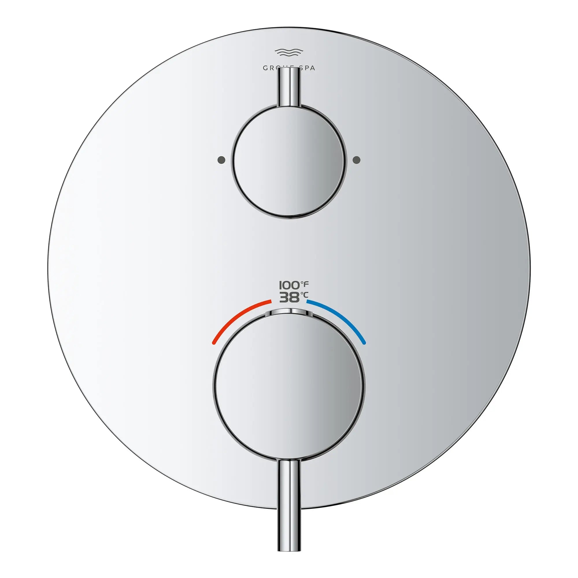 GROHE Grohe 24361EN0 Atrio New Dual Function 2-Handle Thermostatic Valve Trim