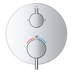 GROHE Grohe 24361EN0 Atrio New Dual Function 2-Handle Thermostatic Valve Trim