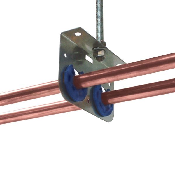 HOLDRITE HOLDRITE 121-O Galvanized Steel Triple Pipe Bracket 1/2 Inches 3/4 Inches 1 Inches Replacement MPN