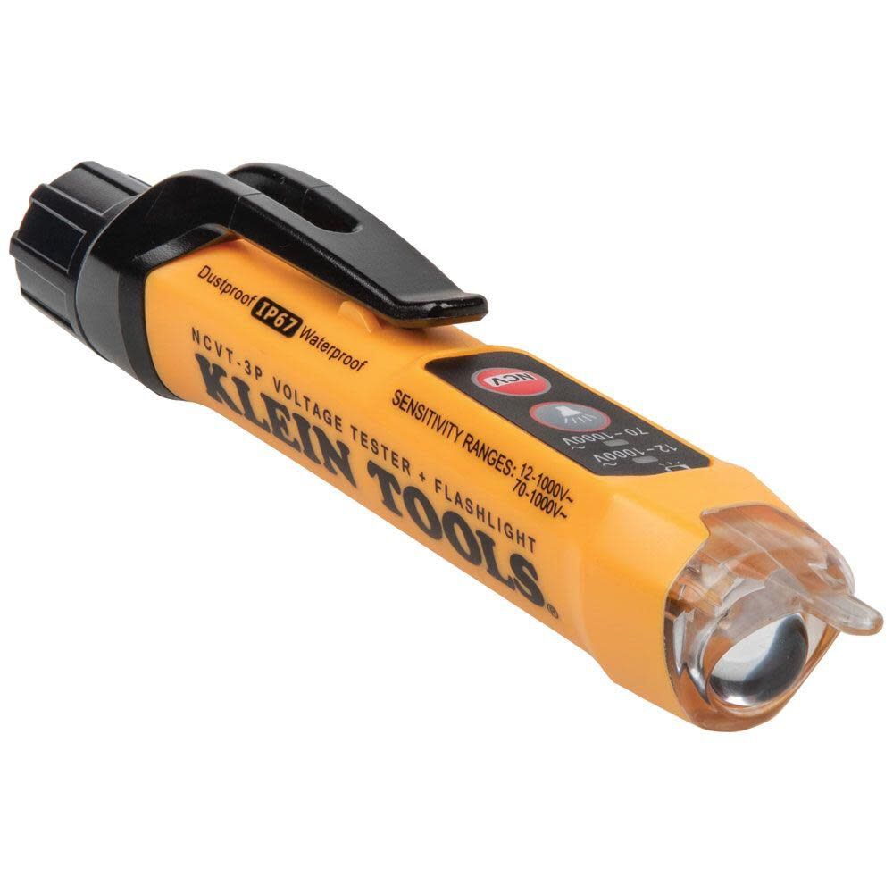 KLEIN TOOLS Klein Tools RT250KIT Premium Dual-Range NCVT and GFCI Receptacle Tester Electrical Test Kit