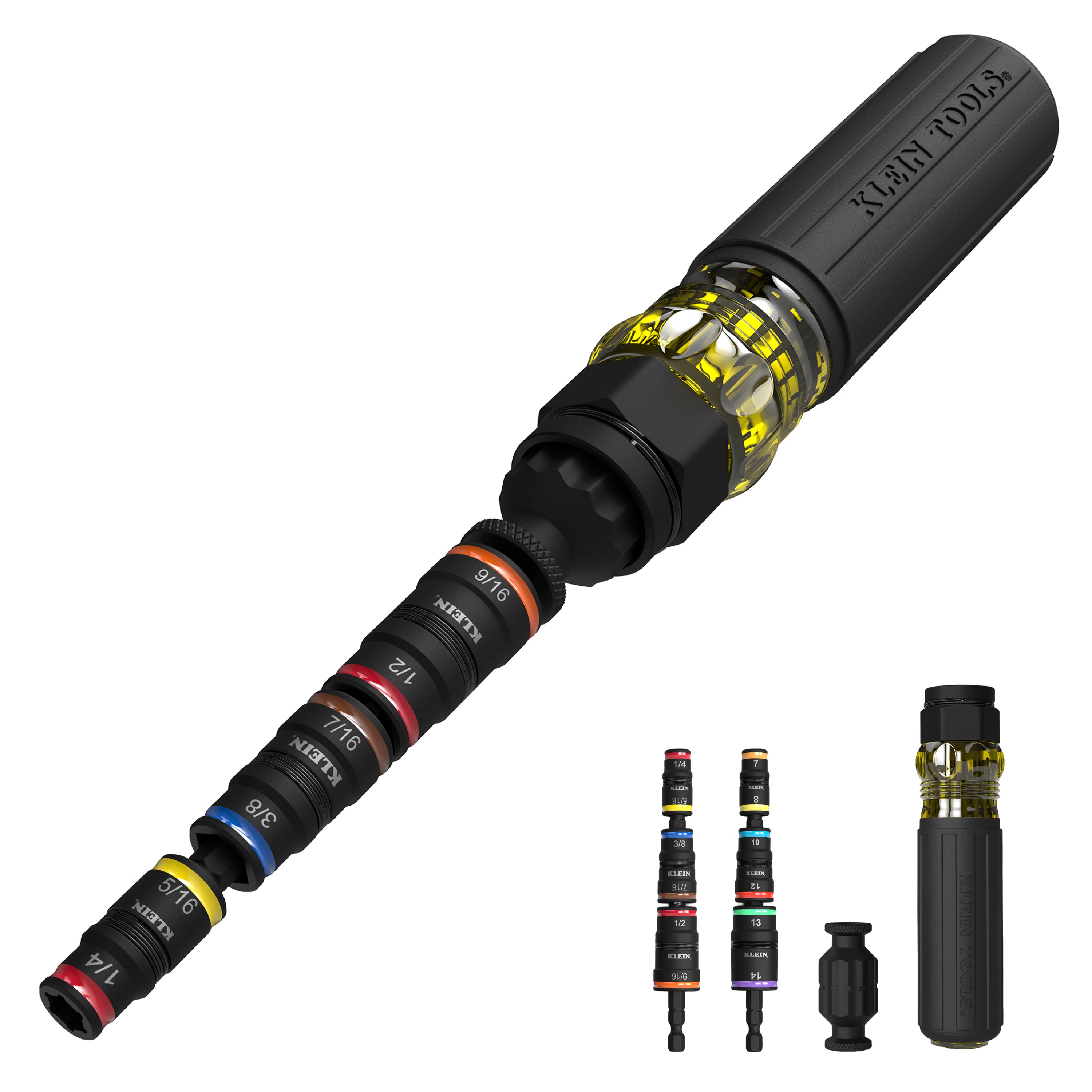 KLEIN TOOLS Klein Tools 32914HD 14-in-1 Impact Rated Flip Socket Set