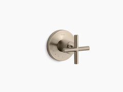 KOHLER KOHLER K-T14490-3-CP Purist MasterShower volume control valve trim with cross handle