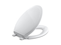 KOHLER Kohler K-4734-0 Rutledge Quiet-Close Elongated Toilet Seat