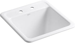 KOHLER Kohler K-19022-2-0 Park Falls Utility Sink Power 21 inches