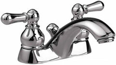 AMERICAN STANDARD American 7411.732.002 Hampton Two Handle Centerset 4 Inch Lavatory with Drain
