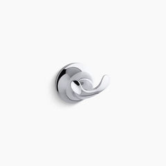 KOHLER Kohler K-11375-CP Forte Sculpted Double Robe Hook