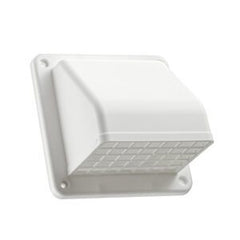 LAMBRO INDUSTRIES Lambro Industries 224WKD 4 Inch Plastic Exhaust Wall Hood Vent