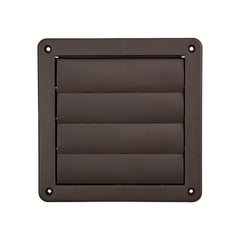 LAMBRO INDUSTRIES Lambro Industries 361B 6 inches Brown Plastic Louvered Wall Vent