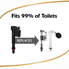 LAVELLE INDUSTRIES Lavelle Industries 528XBP Long Life Toilet Fill Valve Replacement 528XCM