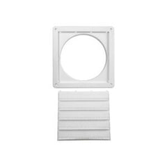 LAMBRO INDUSTRIES Lambro Industries 608W Air Intake Louver Vent 8 inches