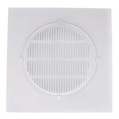 LAMBRO INDUSTRIES Lambro Industries 142W Eave Vent 4 Inches Aluminum 6 Inches Square Flange Replacement 674W-ML