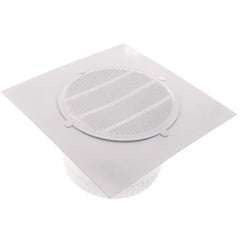LAMBRO INDUSTRIES Lambro Industries 142W Eave Vent 4 Inches Aluminum 6 Inches Square Flange Replacement 674W-ML