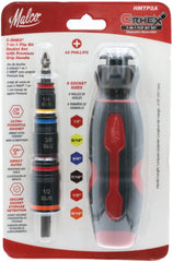 MALCO Malco HMTP2A C-RHEX 7-In-1 Flip Bit Socket Set With Premium Grip Handle