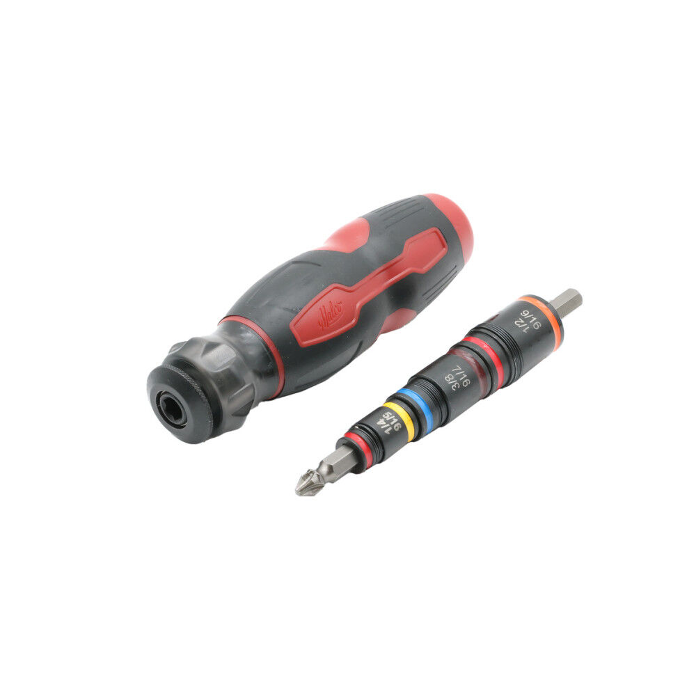 MALCO Malco HMTP2A C-RHEX 7-In-1 Flip Bit Socket Set With Premium Grip Handle
