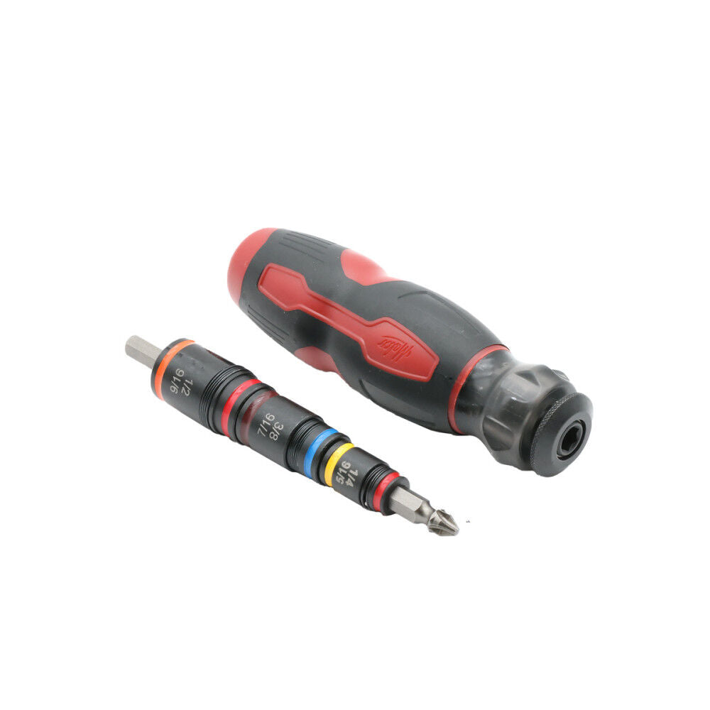 MALCO Malco HMTP2A C-RHEX 7-In-1 Flip Bit Socket Set With Premium Grip Handle