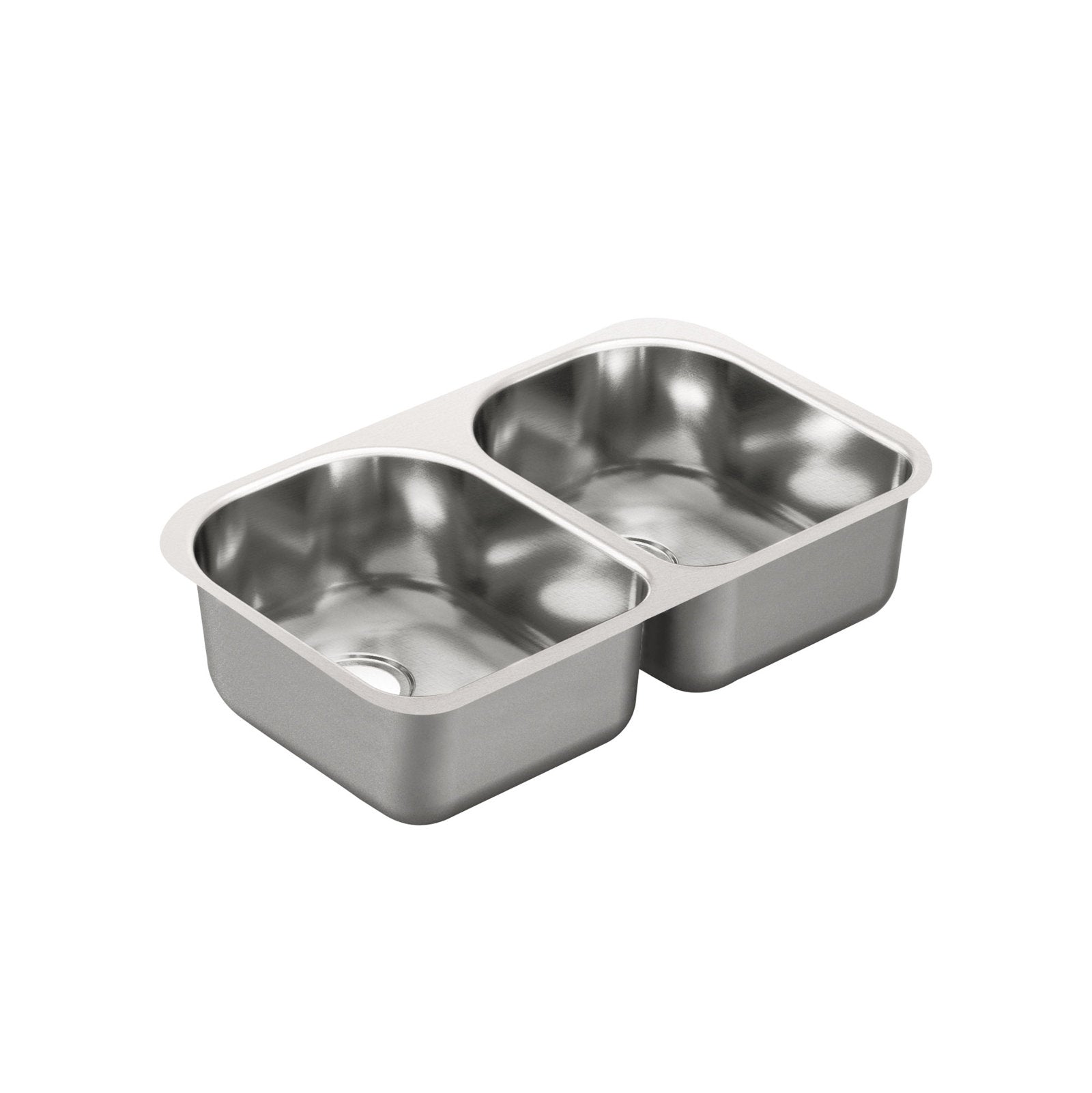 MOEN Moen G18256 Double Basin Undermount 18-Gauge Stainless Steel Kitchen Sink