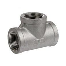 SMITH-COOPER SMITH-COOPER S3114T 012 1-1/4 inches 150# 304 Stainless Steel Cast Threaded Tee Heavy