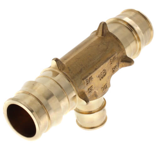 UPONOR Uponor Wirsbo LF4707550 ProPEX Reducing Tee 3/4 x 3/4 x 1/2