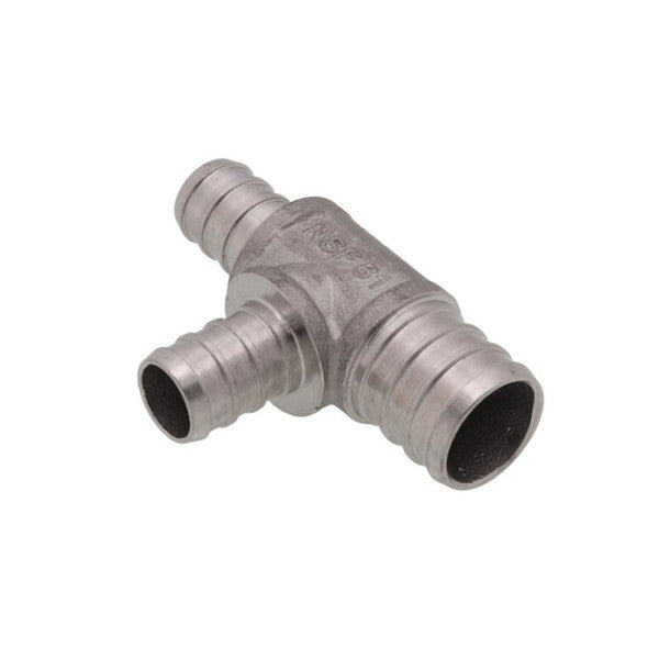 BOSHART BOSHART SSPEX-070505 PEX Stainless Steel Tee 3/4 inches x 1/2 inches x 1/2 inches