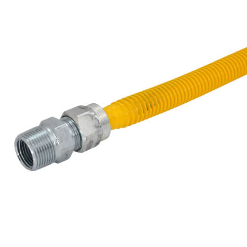 BRASSCRAFT Brasscraft CSSC11-60 Gas Connector 1/2 inches ID (5/8 inches OD) Procoat 3/4 inches MIP Fittings