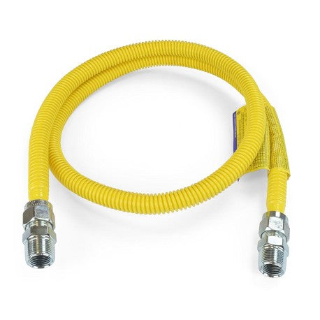 BRASSCRAFT Brasscraft CSSC11-60 Gas Connector 1/2 inches ID (5/8 inches OD) Procoat 3/4 inches MIP Fittings