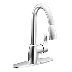 CLEVELAND CLEVELAND CA42519 Baystone Single-Handle Kitchen Faucet with Pull-down Spray