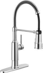 DELTA FAUCET Delta Faucet 18804Z-SP-DST Theodora Single-Handle Pull-Down Spring Kitchen Faucet