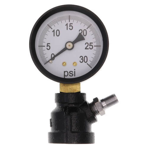 DIVERSITECH Diversitech TG-30-12 Leak Test Gauge 30 PSI 1/2 inches