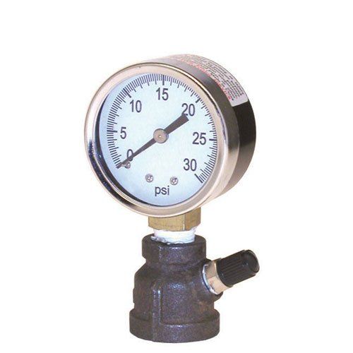 DIVERSITECH Diversitech TG-30-12 Leak Test Gauge 30 PSI 1/2 inches