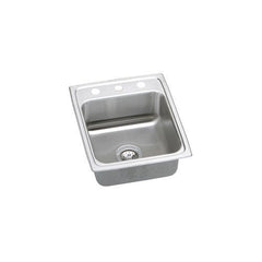 ELKAY Elkay PSR17202 Pacemaker Single Bowl Kitchen Sink 17 inches x 20 inches