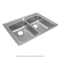 ELKAY Elkay LRAD2922554 Lustertone Classic Stainless Steel Sink 29 inches x 22 inches x 5-1/2 inches