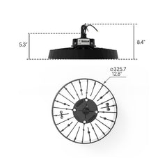 INFIBRITE Infibrite IB-014-5-240W 12.8 In High Bay Light 240W