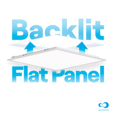 INFIBRITE Infibrite IB-018-7-MW-10V 3CCT 2x2 3900 / 5200 / 6500 Lumen 0-10V Adjustable Watt Backlit Panel Light 4 Pack