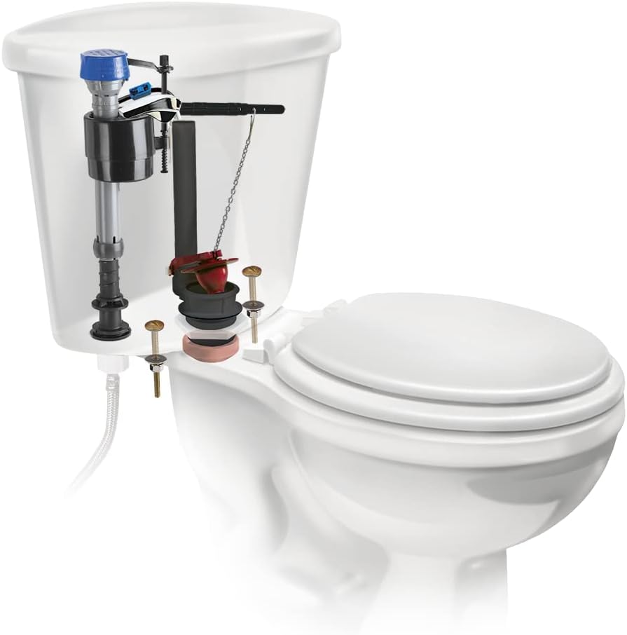 FLUIDMASTER Fluidmaster 400ARHRKP10 PerforMAX Universal High Performance All in One Repair Kit for 2-Inch Flush Valve Toilets 1 Pack